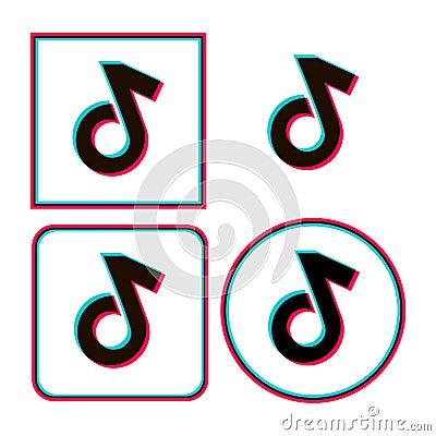 User interface. Mobile App template. Background for mobile connection with icons social media application. Digital marketing and Editorial Stock Photo