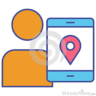User location Isolated Vector icon which can easily modify or edit Vector Illustration