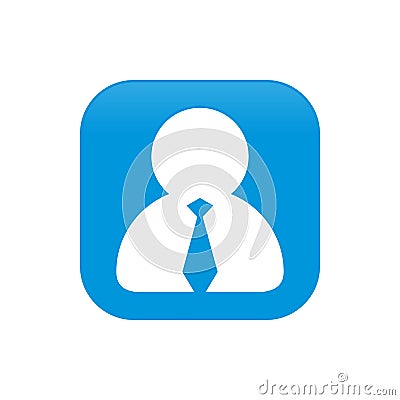 User Office Employee Businessman Abstract Icon Symbol Design Vector Illustration