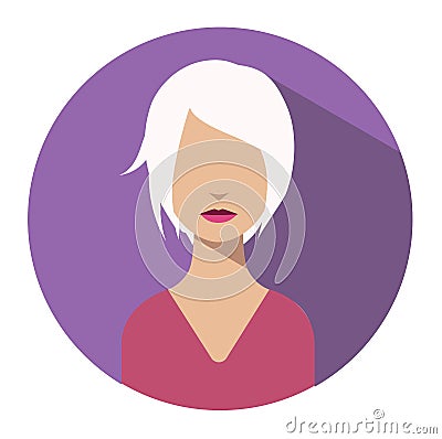 User sign icon. Person symbol. Human avatar. Vector Illustration