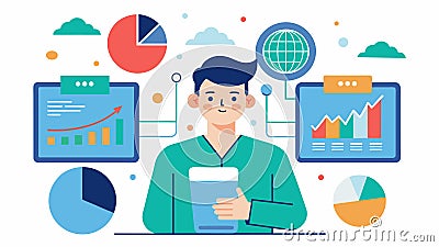 Using predictive analytics to forecast customer preferences and anticipate their future needs.. Vector illustration. Vector Illustration