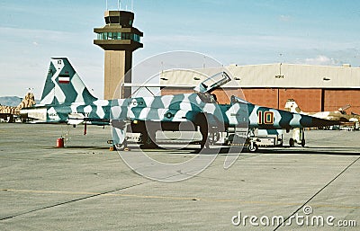 .USN Northrop F-5E BuNo 741547 CN R.1205 aggressor squadron VFC-13 Editorial Stock Photo