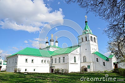 Uspenskaya church in Aleksandrovskaya Sloboda, Vladimir region, Golden ring of Russia Stock Photo