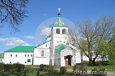 Uspenskaya church in Aleksandrovskaya Sloboda, Vladimir region, Golden ring of Russia Stock Photo