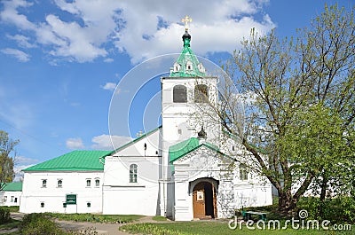 Uspenskaya church in Aleksandrovskaya Sloboda, Vladimir region, Golden ring of Russia Stock Photo