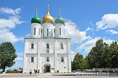 Uspensky cathedral in Kolomna Kremlin, Moscow region, Russia Editorial Stock Photo