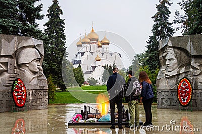 The Uspensky Cathedral in Yaroslavl, Russia Editorial Stock Photo