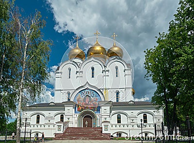 Uspensky Cathedral in Yaroslavl Russia Editorial Stock Photo