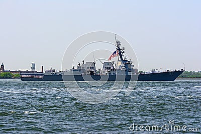 USS Bainbridge US Navy Ship Editorial Stock Photo