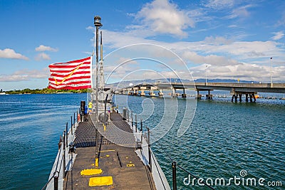 USS Bowfin Submarine Editorial Stock Photo