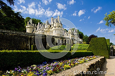 UssÃ© Castle, Indre-et-Loire, Centre, France Stock Photo