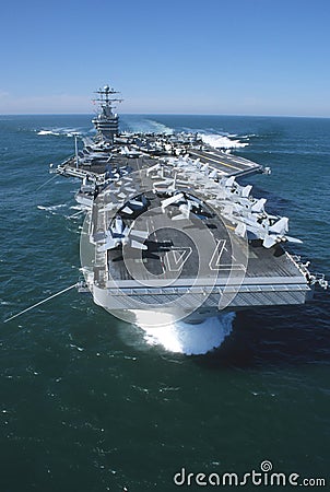 USS-John C Stennis (CVN-74) Stock Photo