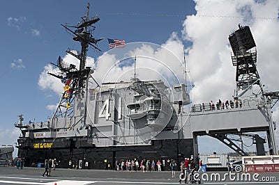 USS Midway Editorial Stock Photo