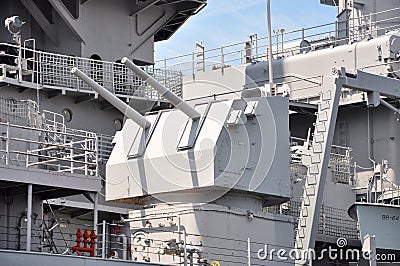 USS Wisconsin Battleship, Norfolk Editorial Stock Photo