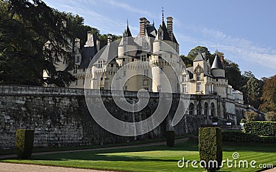 Usse Castle Stock Photo