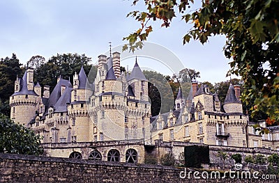 Usse chateau Stock Photo