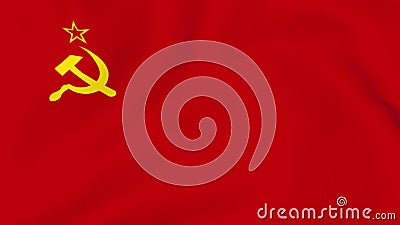 USSR National Flag Fabric Surface Background Animation. Flag of the Soviet  Socialist Indestructible Union of Free Stock Footage - Video of wind,  patriotic: 206553488