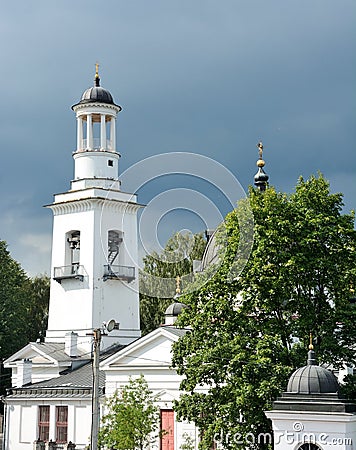 Ust-Izhora, Church of the Holy Prince Alexander Nevsky Stock Photo