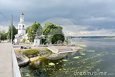 Ust-Izhora, Church of the Holy Prince Alexander Nevsky Stock Photo