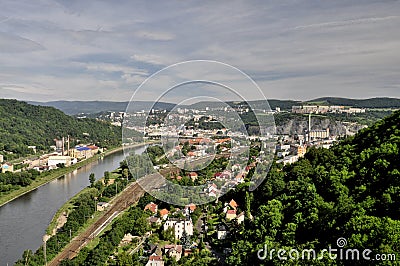 Usti nad Labem, Czech republic Stock Photo