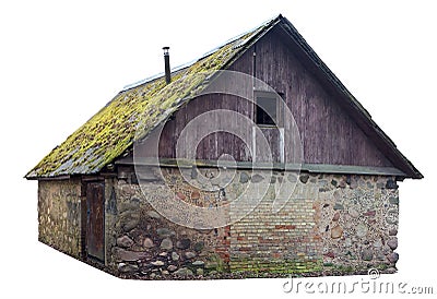Usual no nsme wooden forest vintage rural shed Stock Photo