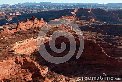 UT-Canyonlands National Park-Island In the Sky area-White Rim Road Stock Photo