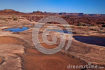 Utah-Canyonlands National Park- White Rim Road Stock Photo