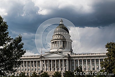 The Utah State Capitol Building Stock Photo