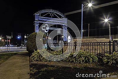 The Key Monument of The City of Utica Editorial Stock Photo