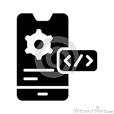 Utilise the app development vector icon for creating innovative applications Vector Illustration