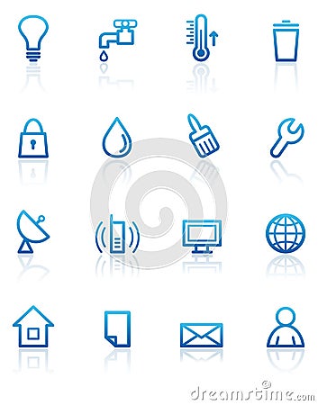 Utilities icons Vector Illustration