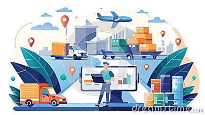 We utilize cutting-edge technology and advanced logistics software to optimize routes, manage inventory, and improve overall Stock Photo