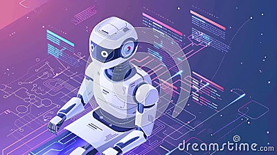Utilize generative AI to enhance code assistance and autocompletion features in EIDEs Stock Photo