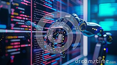 Utilize generative AI to enhance code assistance and autocompletion features in EIDEs Stock Photo