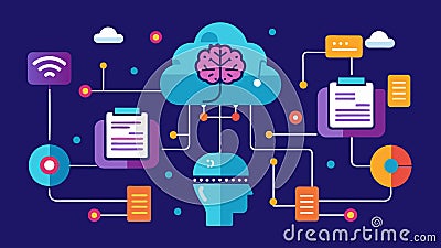 Utilizing a combination of neural networks and deep learning the AI technology crafted intricate data paths that allowed Vector Illustration