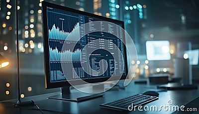 Utilizing Data Analytics And Dashboard For Generating Business Finance Reports Stock Photo