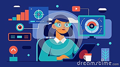 Utilizing eyetracking technology to gather data on driver behavior and inform interior design choices for optimal Vector Illustration