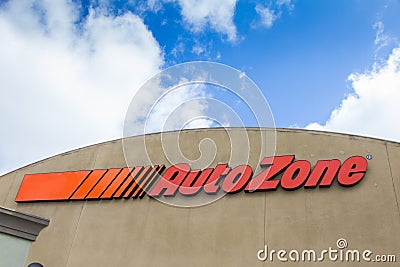 Uto Zone car parts store Editorial Stock Photo