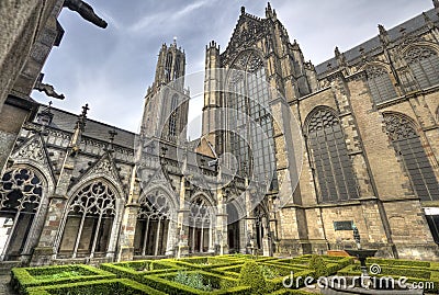 Utrecht Cathedral, Holland Stock Photo