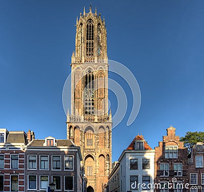 Utrecht Dom Tower Stock Photo