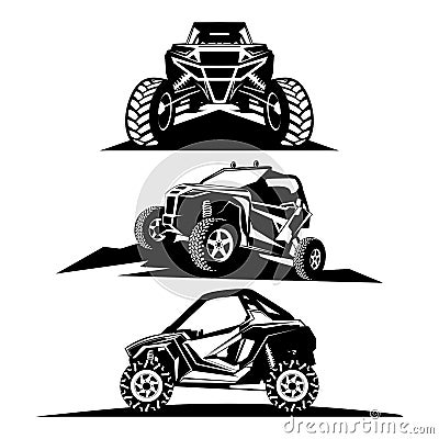 Utv logo design icon vector Vector Illustration