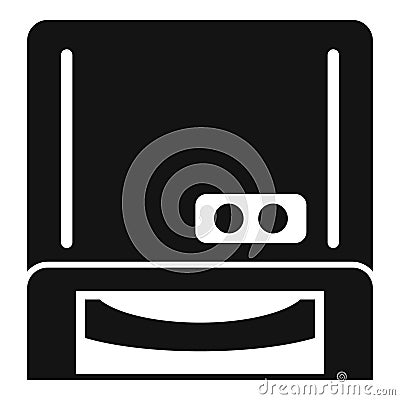 UV lamp device icon simple vector. Ultraviolet light Vector Illustration