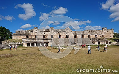The Uxmal Archaeological Complex- Yucatan -Mexico 204 Editorial Stock Photo