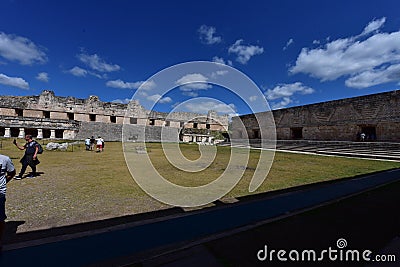 The Uxmal Archaeological Complex -Yucatan -Mexico 369 Editorial Stock Photo