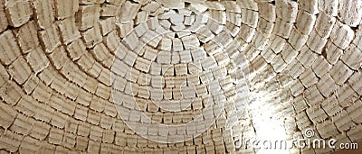 Salt brick dome, Salar de Uyuni, Bolivia Editorial Stock Photo