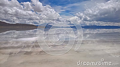 Uyuni salt flat - Bolivia Stock Photo