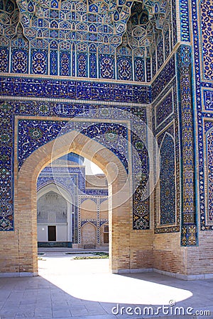 Uzbekistan Samarkand Gur-e Amir mausoleum Editorial Stock Photo