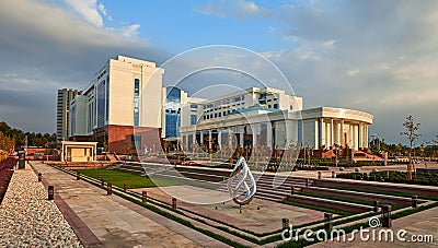 Uzbekistan, Tashkent. Hotel HYATT REGENCY. Editorial Stock Photo