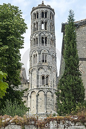 Uzes (France) Stock Photo