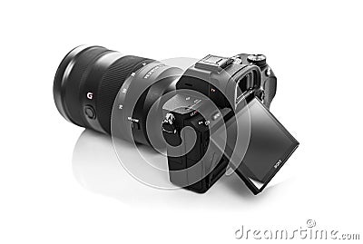 Sony Alpha a7R III Mirrorless Digital Camera. Editorial Stock Photo